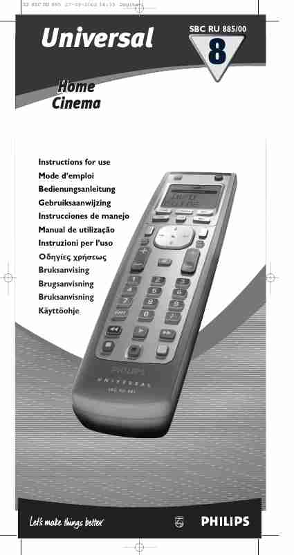 Pioneer Universal Remote SBC RU 88500-page_pdf